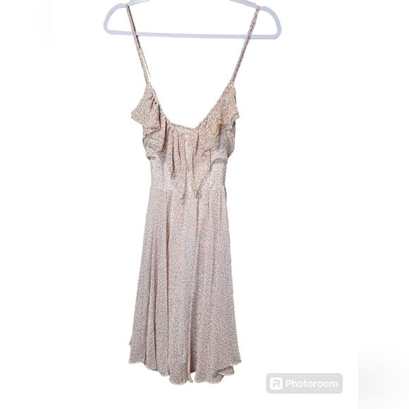 Guess flowy floral print midi dress with cross back size 6 - Picture 1 of 4